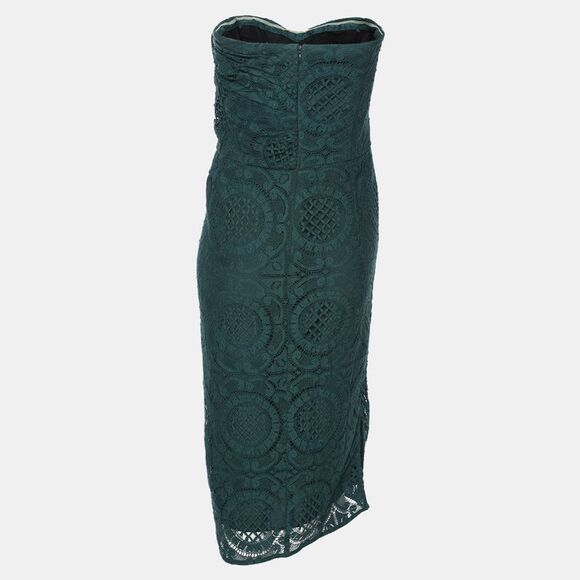 chinese dress ladies Mid-Length Green Trench Dress - Burberry - Women